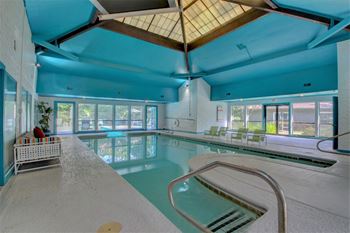 Resort-style indoor swimming pool